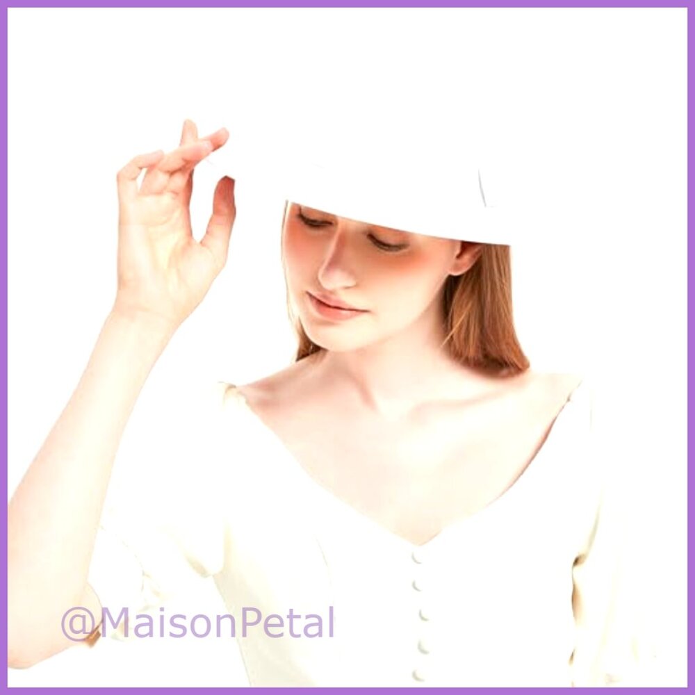 Cotton Polyester Fedora Hat Adjustable Drawstring… - image 6